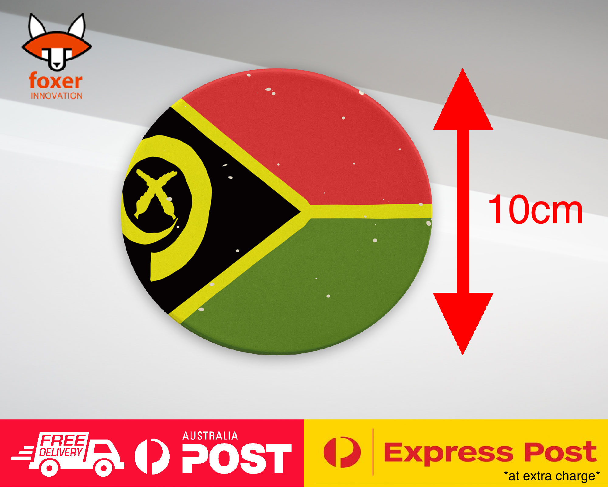 COASTER COFFEE DRINKING MAT|VANUATU COUNTRY FLAG 335