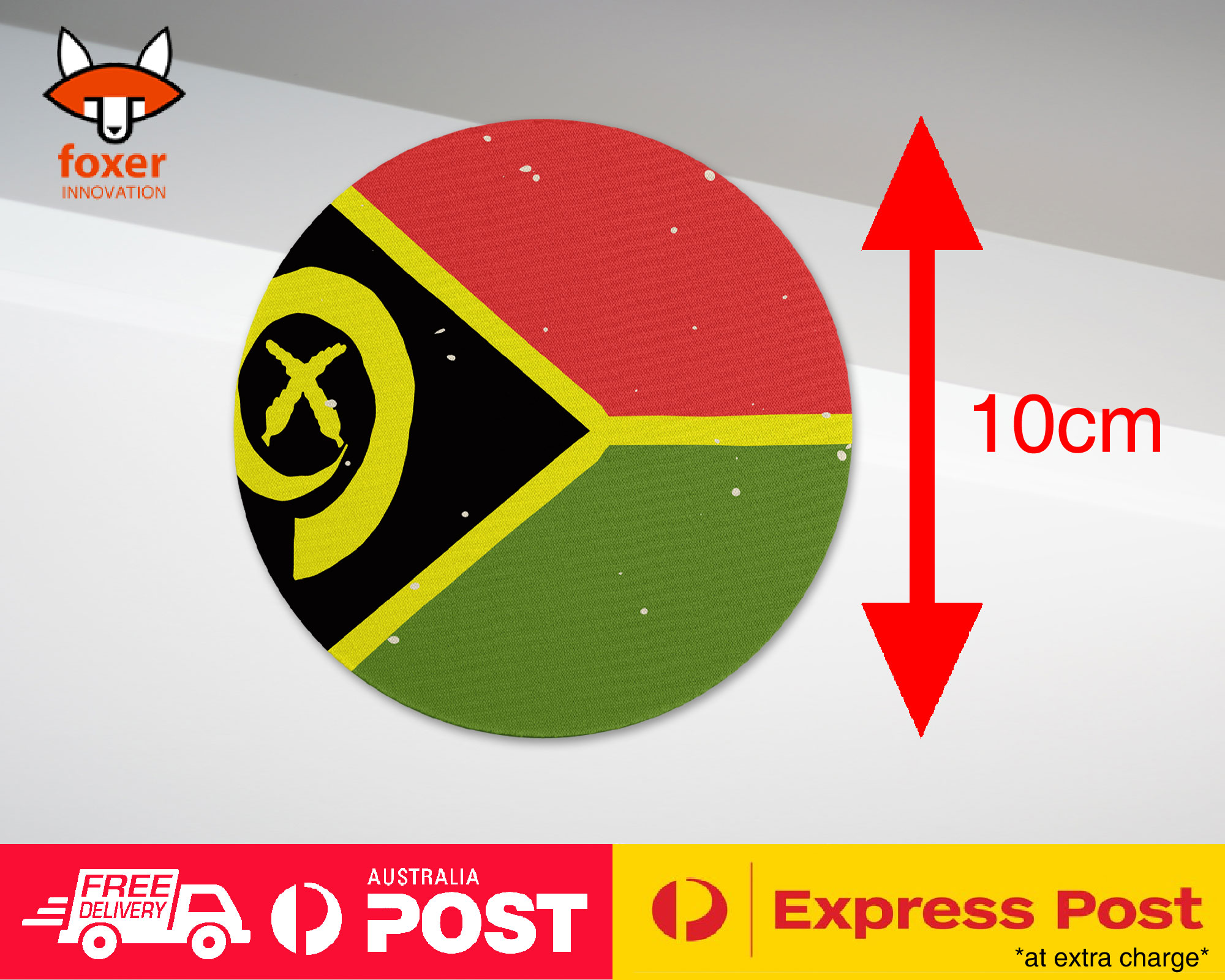 COASTER COFFEE DRINKING MAT|VANUATU COUNTRY FLAG 335
