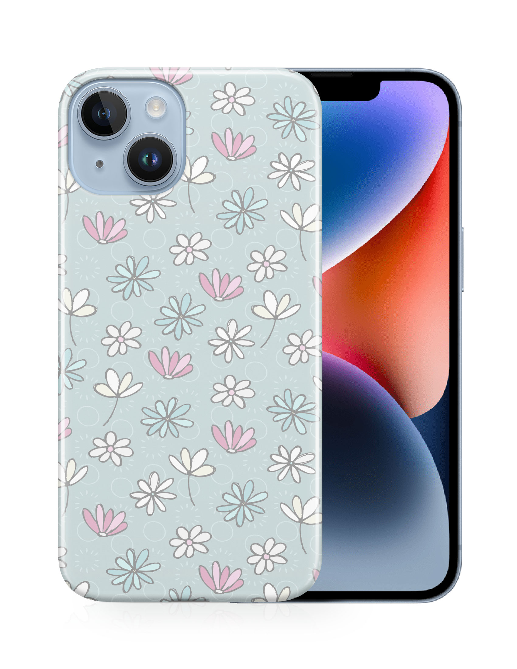 CASE COVER FOR APPLE IPHONE|FLOWER PATTERN 7 - Picture 13 of 44