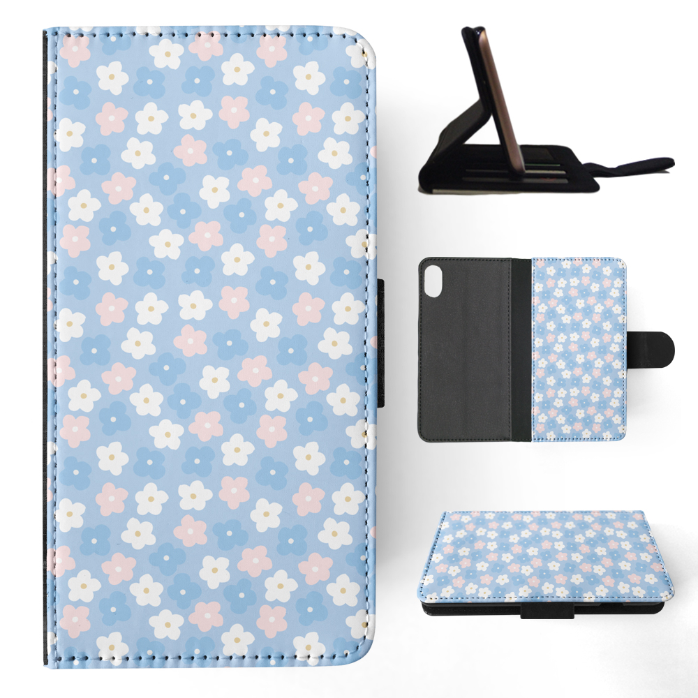 FLIP CASE FOR APPLE IPHONE|FLOWER PATTERN 11 - Picture 109 of 193