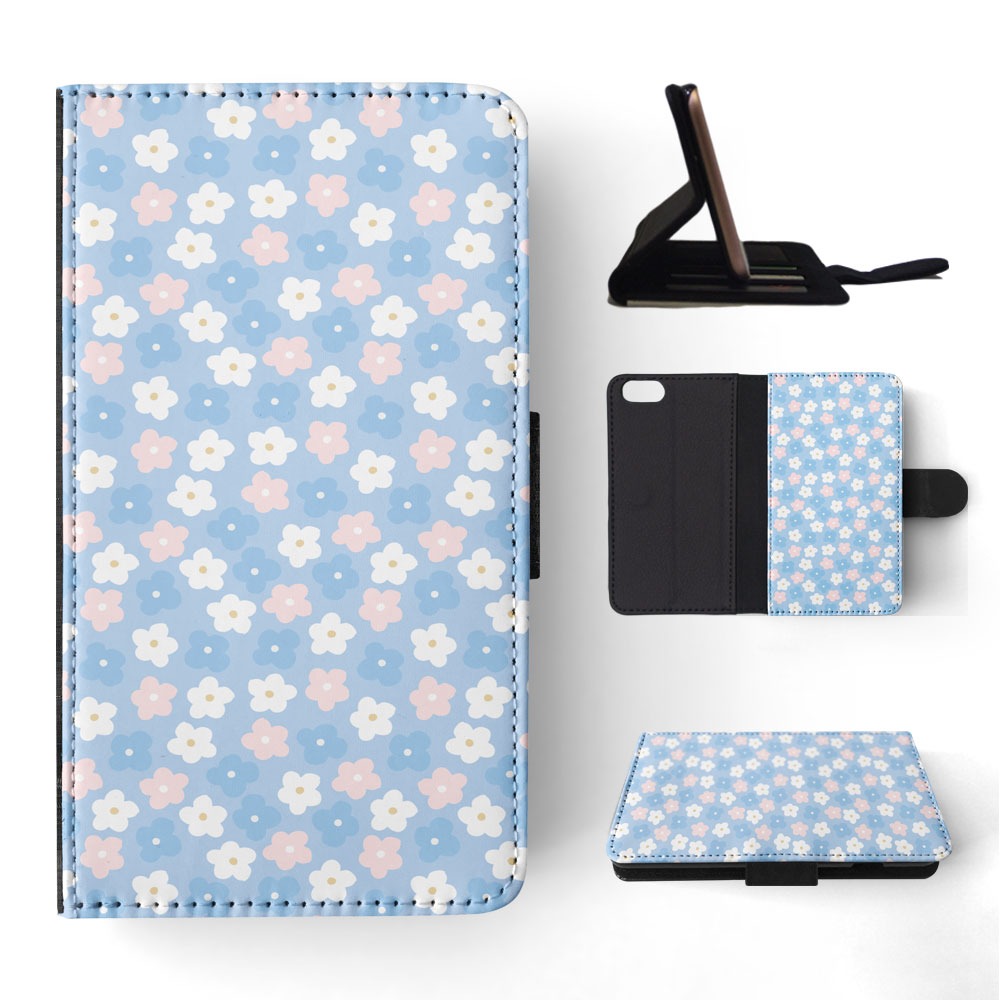 FLIP CASE FOR APPLE IPHONE|FLOWER PATTERN 11 - Picture 169 of 193