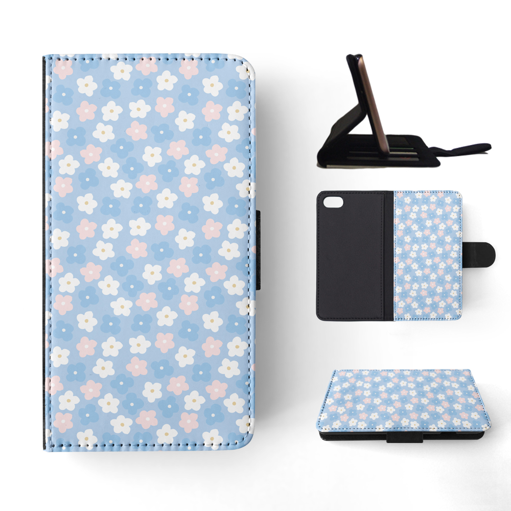 FLIP CASE FOR APPLE IPHONE|FLOWER PATTERN 11 - Picture 134 of 193