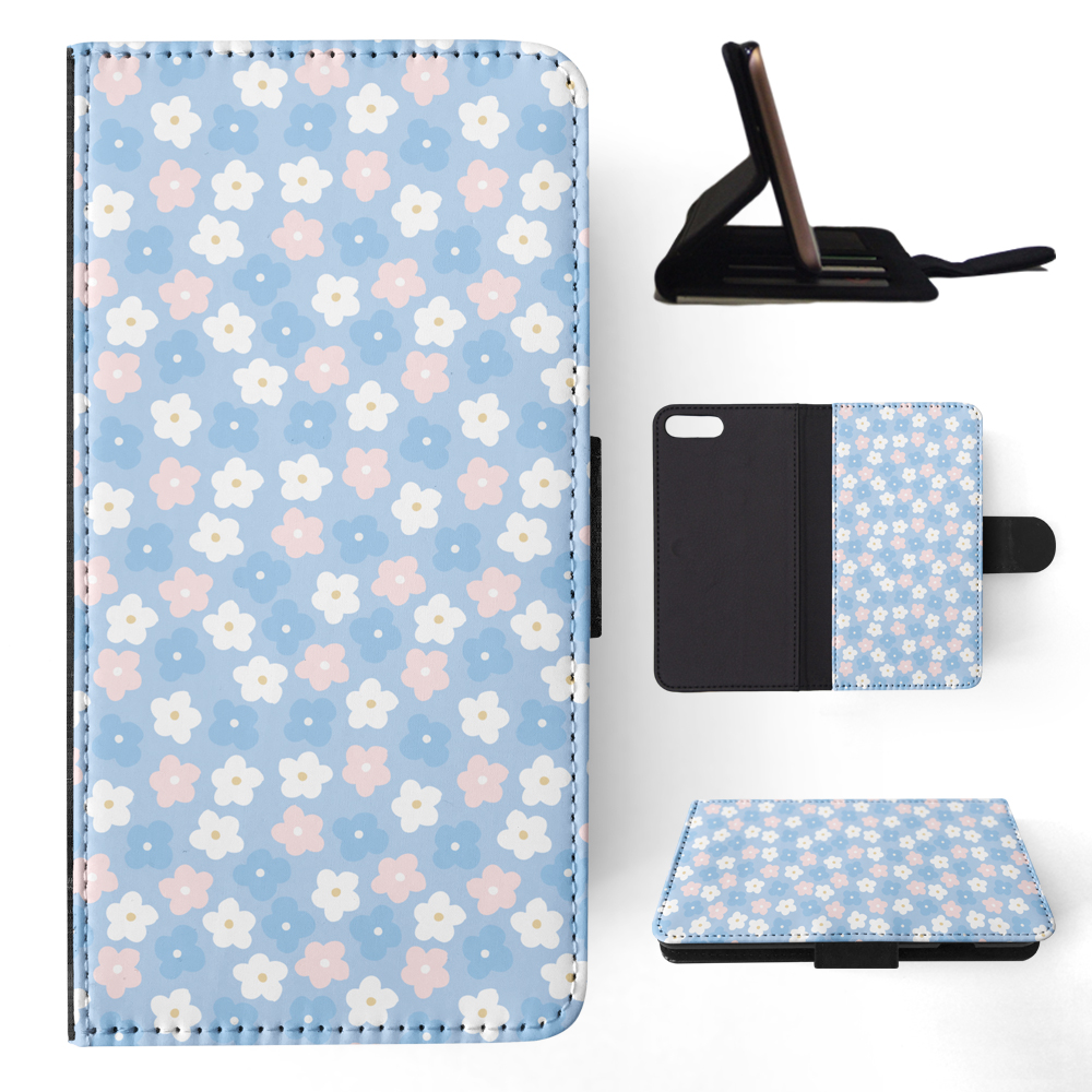 FLIP CASE FOR APPLE IPHONE|FLOWER PATTERN 11 - Picture 129 of 193