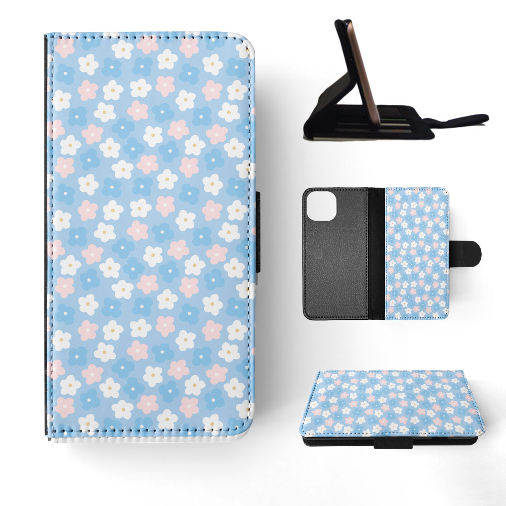 FLIP CASE FOR APPLE IPHONE|FLOWER PATTERN 11 - Picture 41 of 193