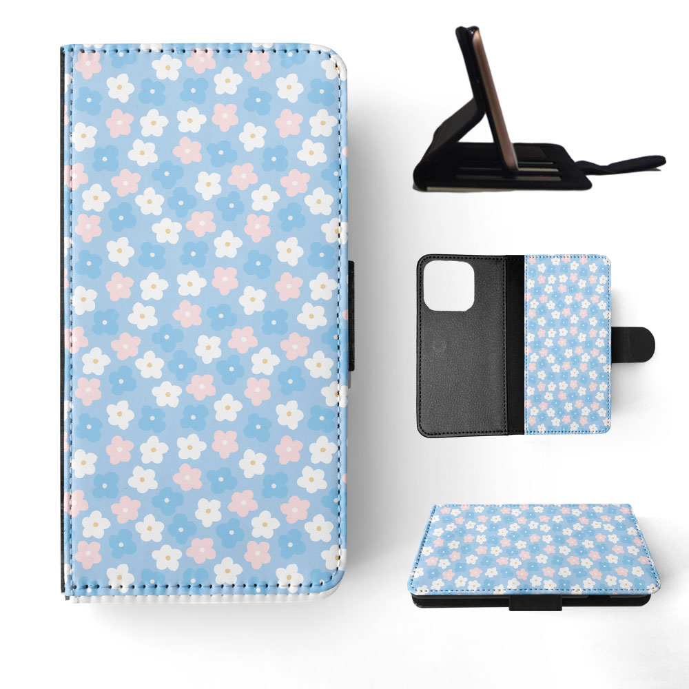 FLIP CASE FOR APPLE IPHONE|FLOWER PATTERN 11 - Picture 31 of 193