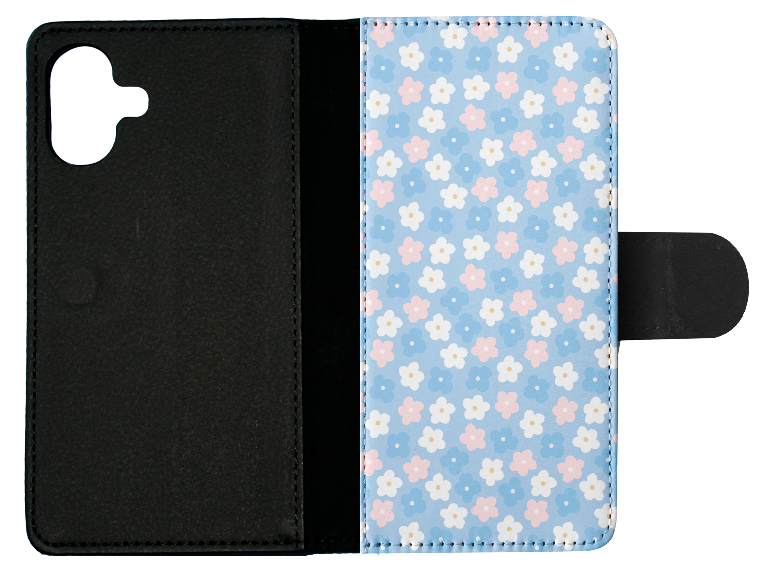 FLIP CASE FOR APPLE IPHONE|FLOWER PATTERN 11 - Picture 19 of 193