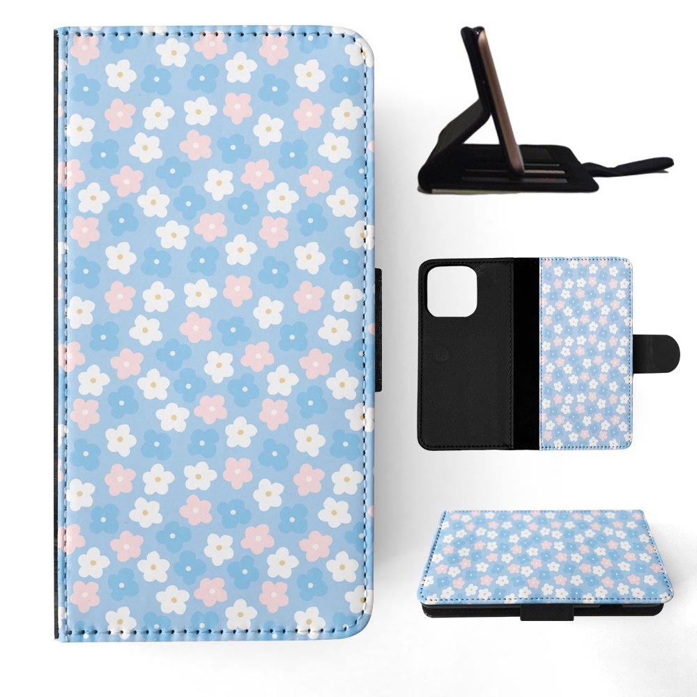 FLIP CASE FOR APPLE IPHONE|FLOWER PATTERN 11 - Picture 11 of 193