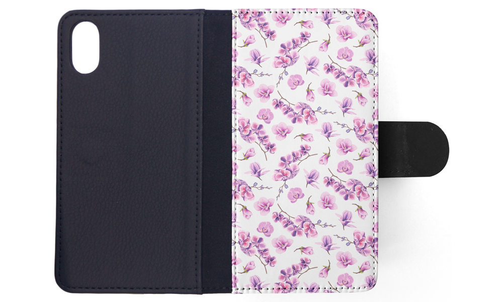 FLIP CASE FOR APPLE IPHONE|FLOWER PATTERN 15 - Picture 117 of 193