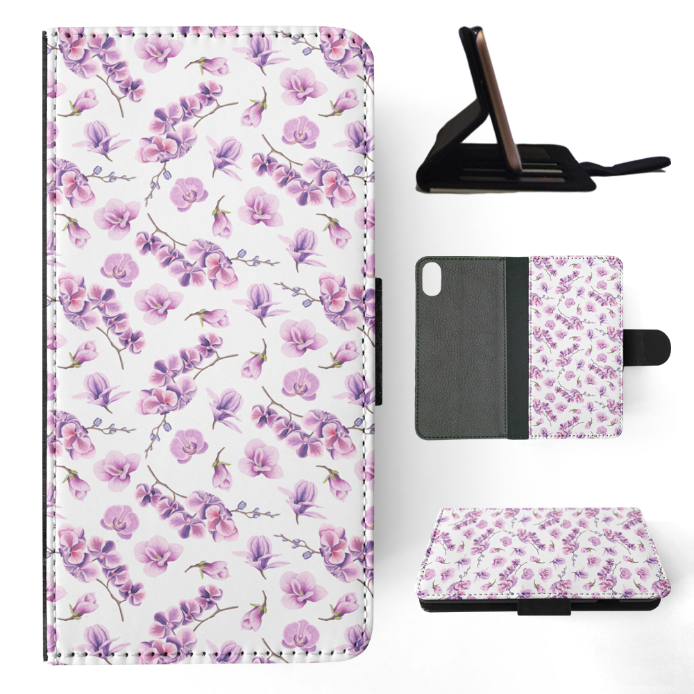 FLIP CASE FOR APPLE IPHONE|FLOWER PATTERN 15 - Picture 119 of 193