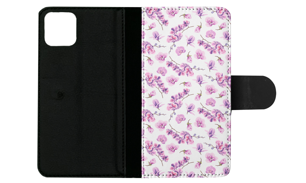 FLIP CASE FOR APPLE IPHONE|FLOWER PATTERN 15 - Picture 107 of 193