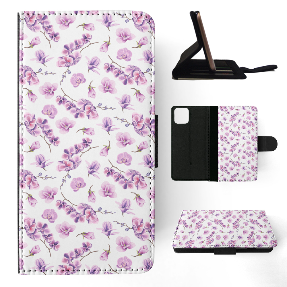 FLIP CASE FOR APPLE IPHONE|FLOWER PATTERN 15 - Picture 99 of 193