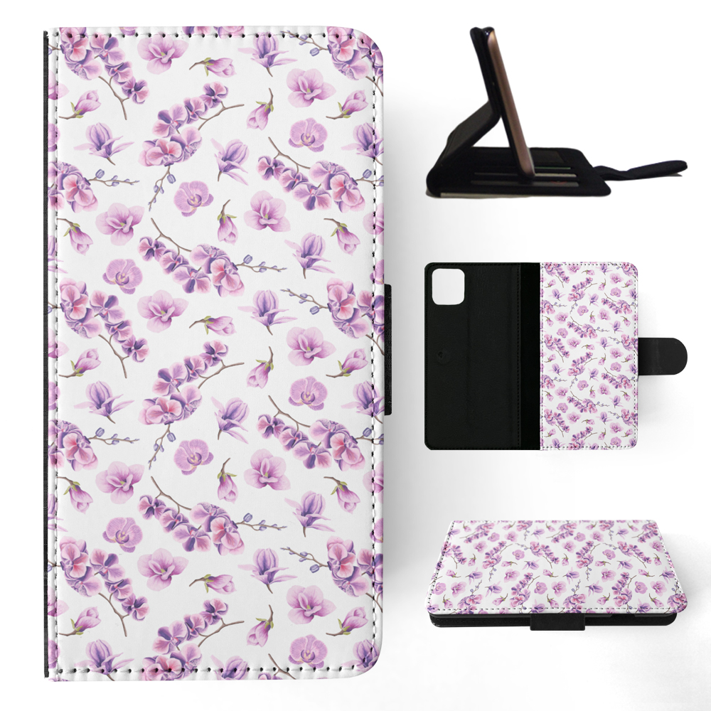 FLIP CASE FOR APPLE IPHONE|FLOWER PATTERN 15 - Picture 94 of 193