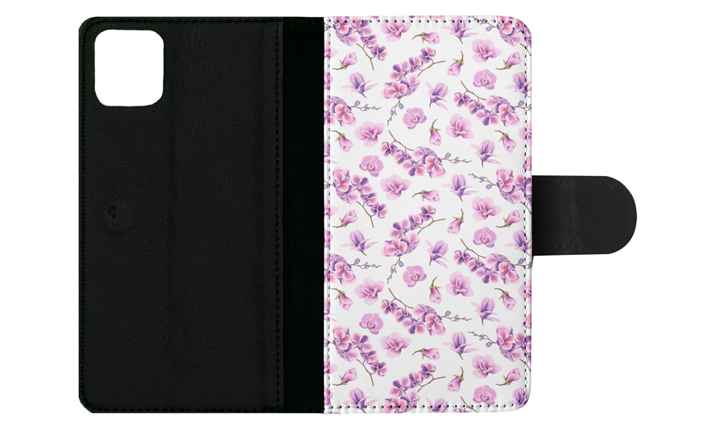 FLIP CASE FOR APPLE IPHONE|FLOWER PATTERN 15 - Picture 97 of 193
