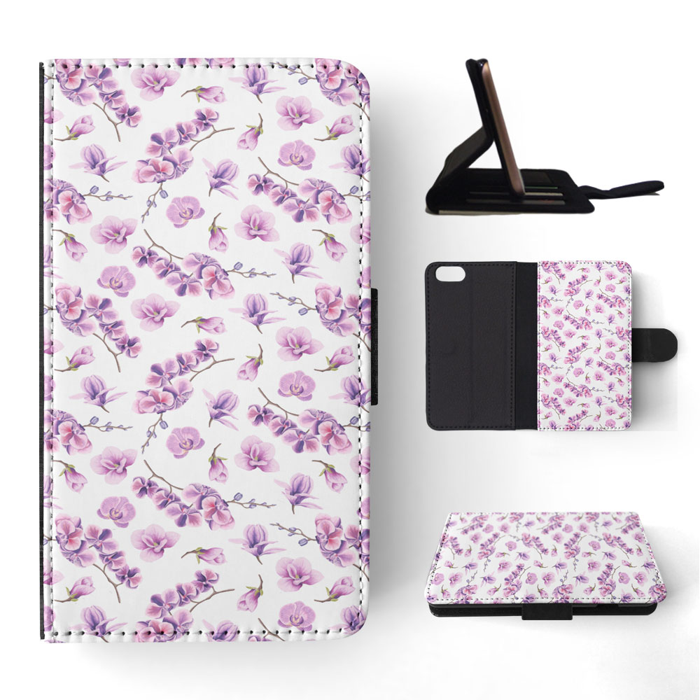 FLIP CASE FOR APPLE IPHONE|FLOWER PATTERN 15 - Picture 169 of 193