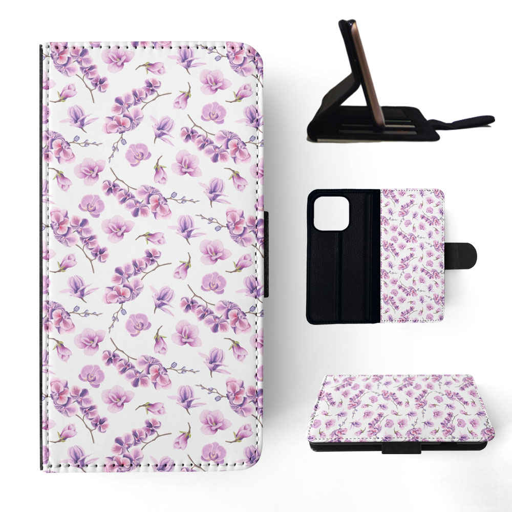 FLIP CASE FOR APPLE IPHONE|FLOWER PATTERN 15 - Picture 71 of 193