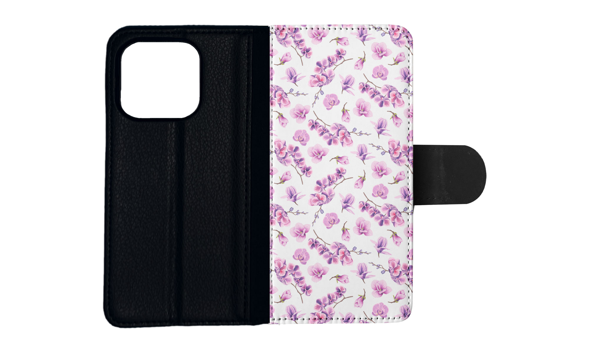 FLIP CASE FOR APPLE IPHONE|FLOWER PATTERN 15 - Picture 74 of 193