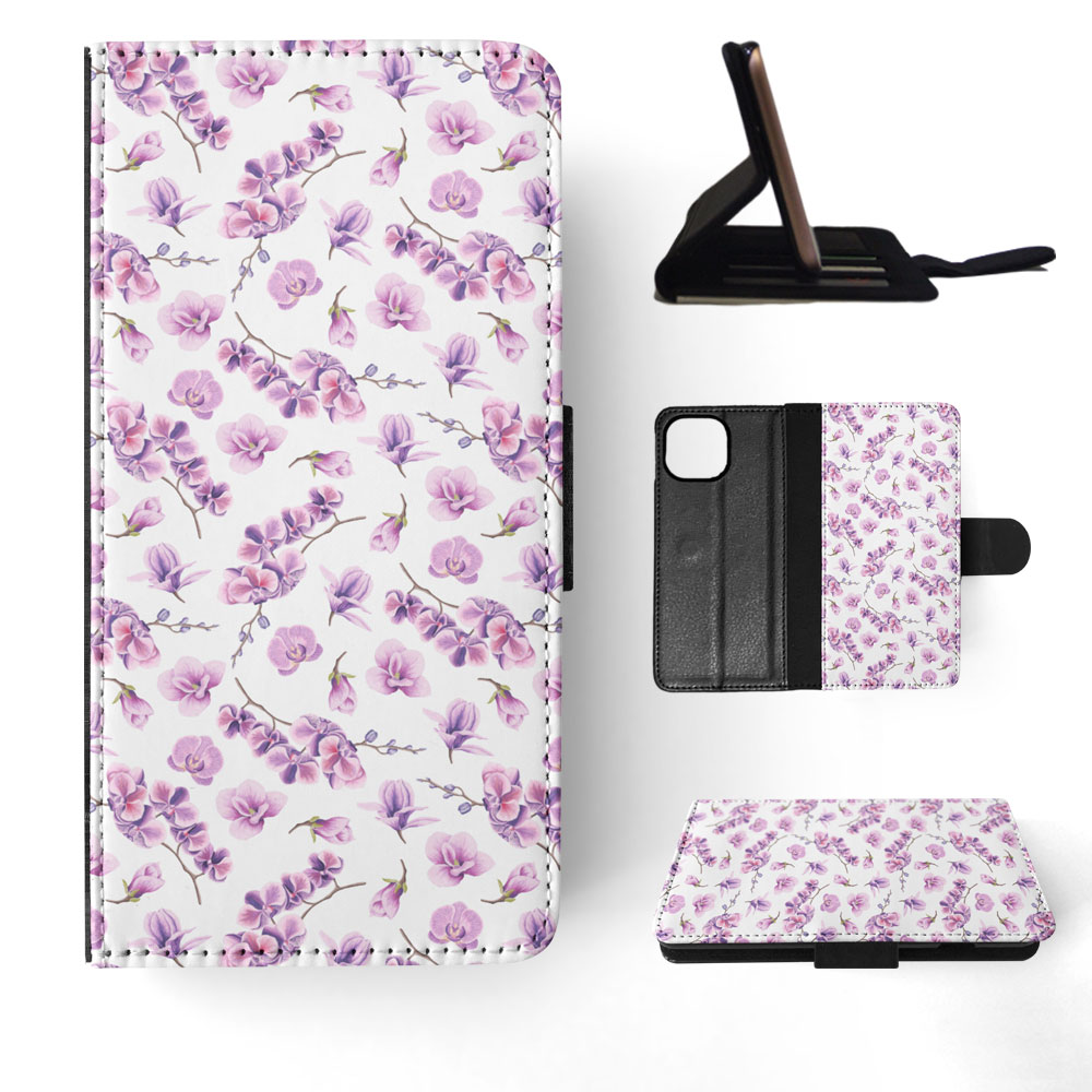 FLIP CASE FOR APPLE IPHONE|FLOWER PATTERN 15 - Picture 61 of 193