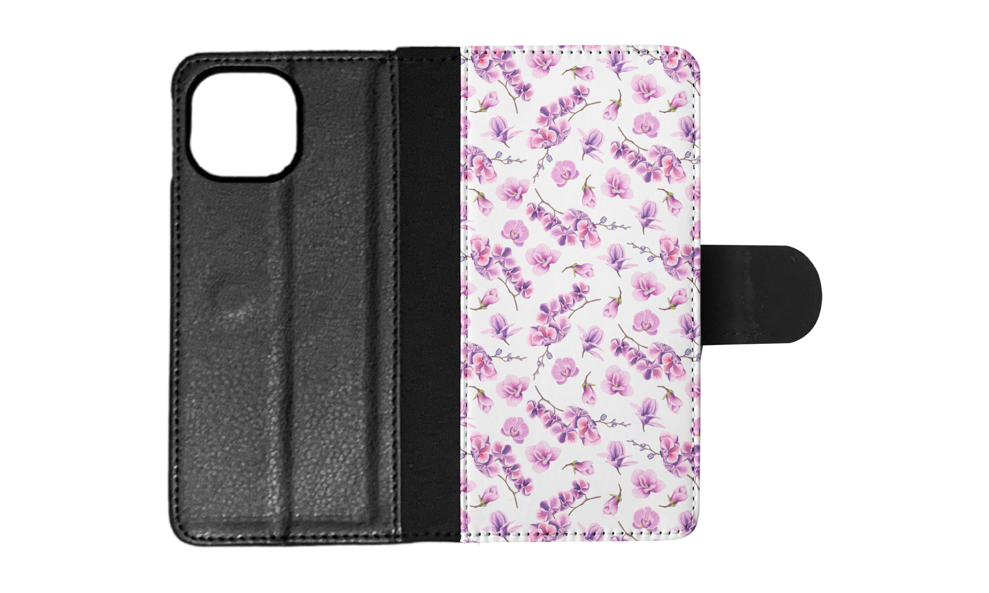 FLIP CASE FOR APPLE IPHONE|FLOWER PATTERN 15 - Picture 64 of 193