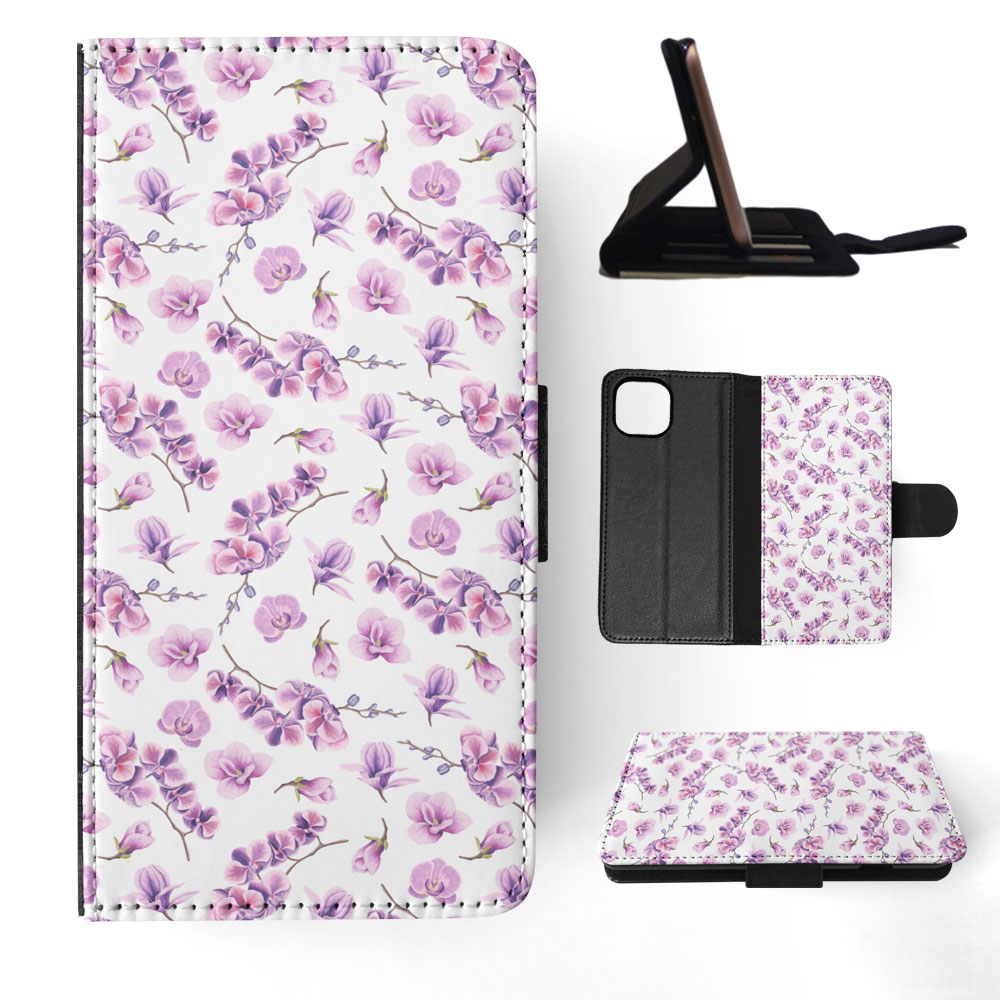 FLIP CASE FOR APPLE IPHONE|FLOWER PATTERN 15 - Picture 56 of 193
