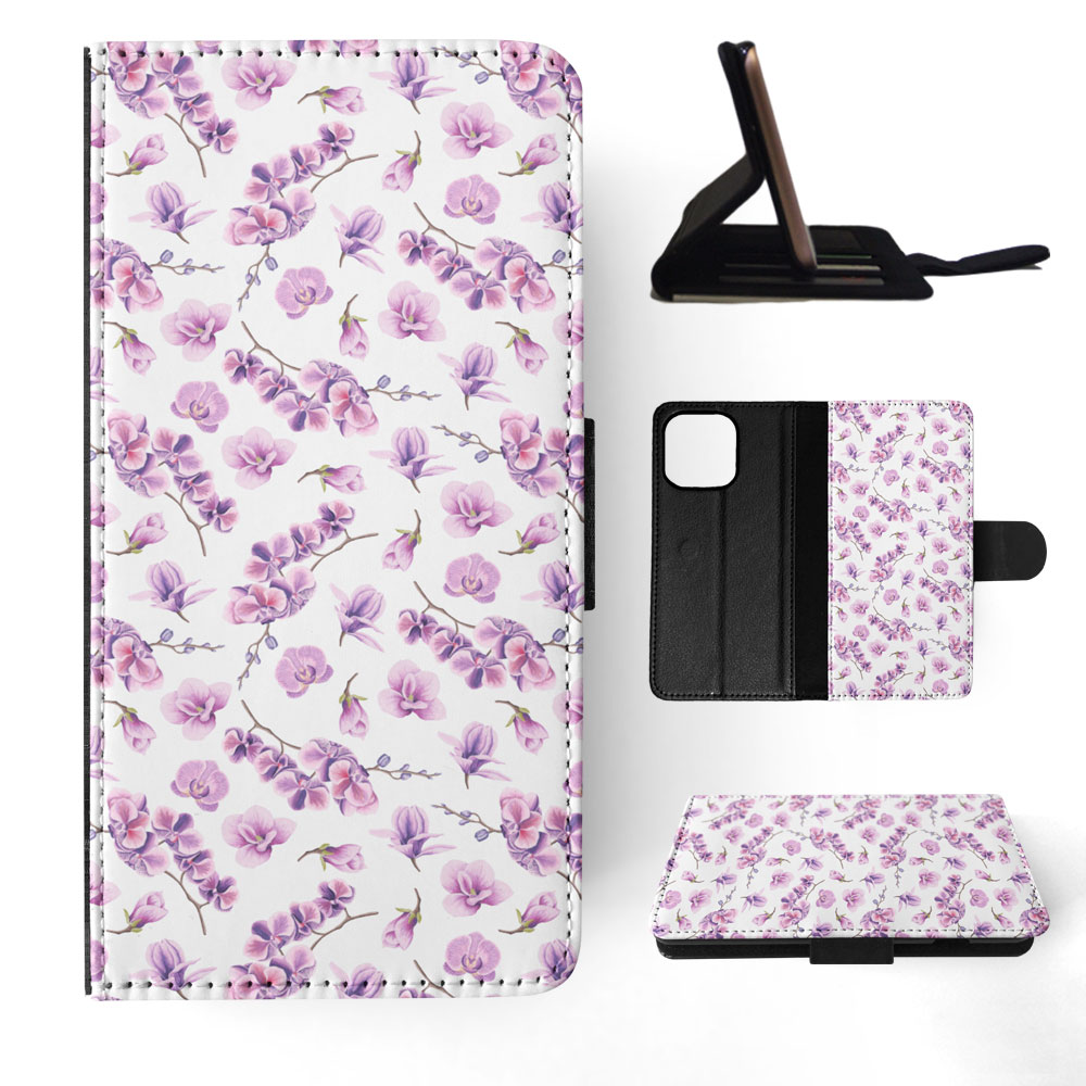 FLIP CASE FOR APPLE IPHONE|FLOWER PATTERN 15 - Picture 46 of 193