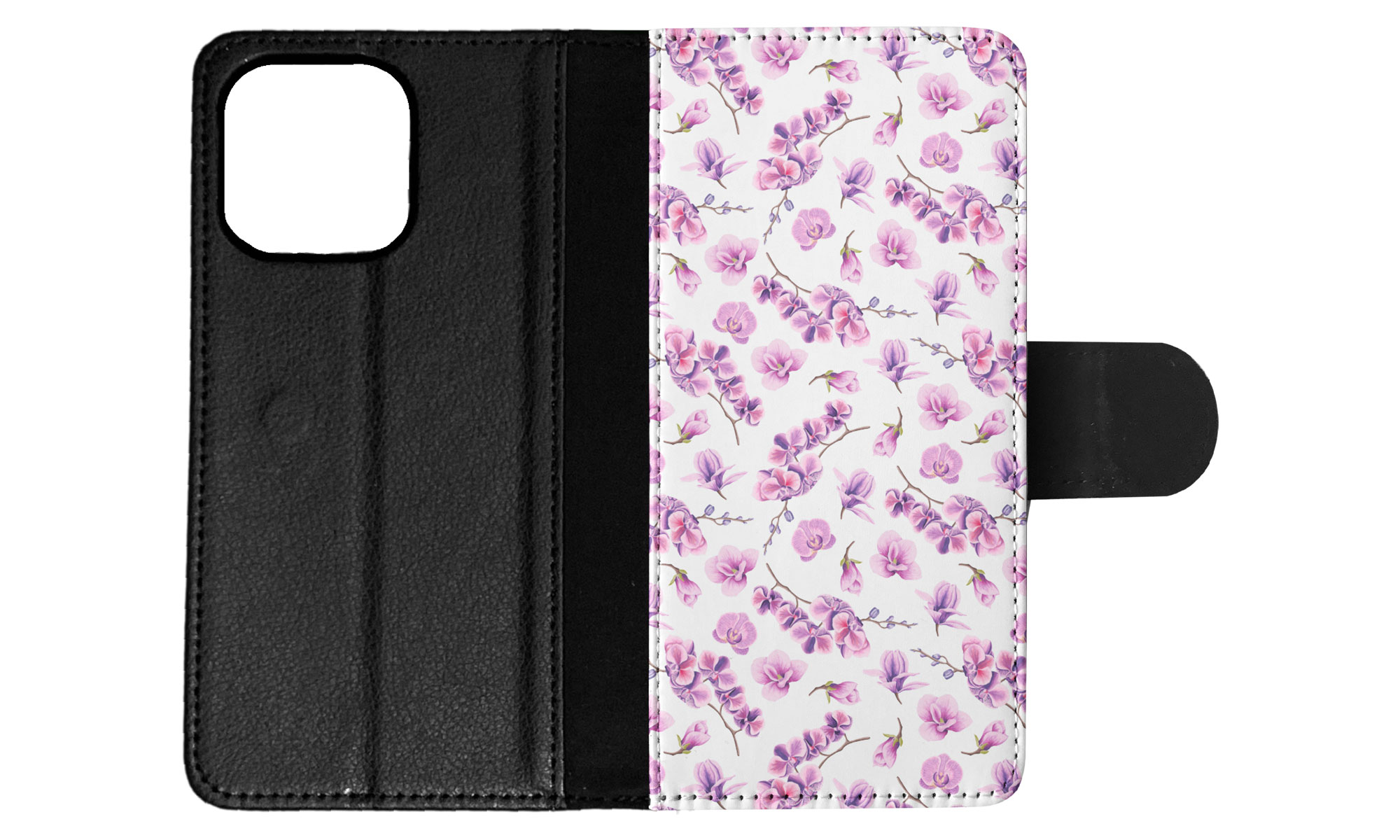 FLIP CASE FOR APPLE IPHONE|FLOWER PATTERN 15 - Picture 49 of 193