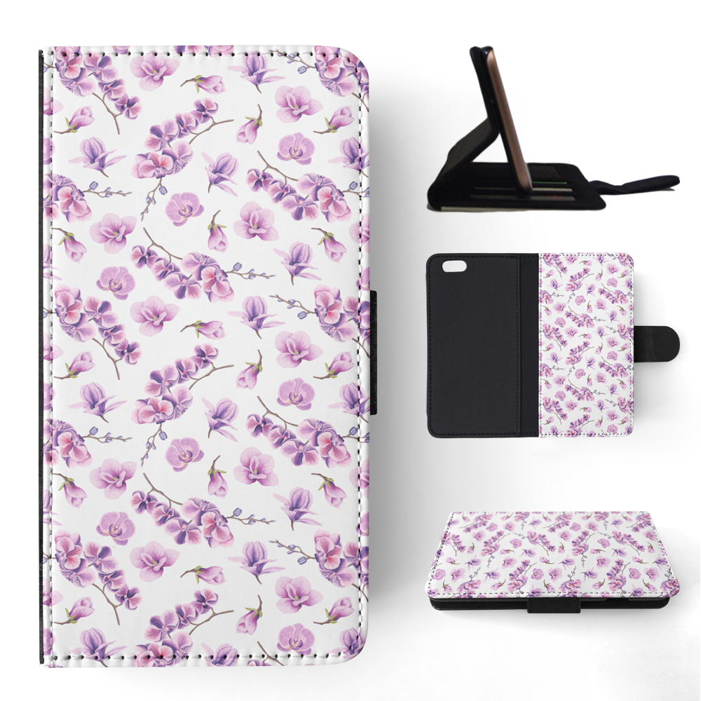 FLIP CASE FOR APPLE IPHONE|FLOWER PATTERN 15 - Picture 159 of 193