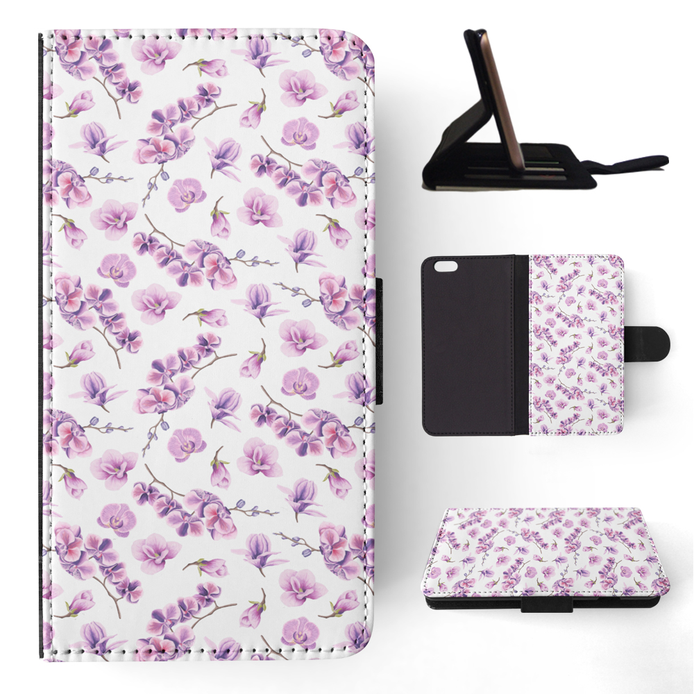 FLIP CASE FOR APPLE IPHONE|FLOWER PATTERN 15 - Picture 149 of 193