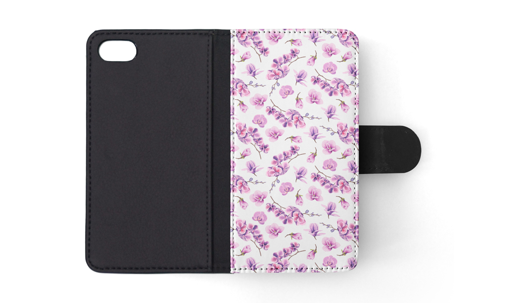 FLIP CASE FOR APPLE IPHONE|FLOWER PATTERN 15 - Picture 137 of 193