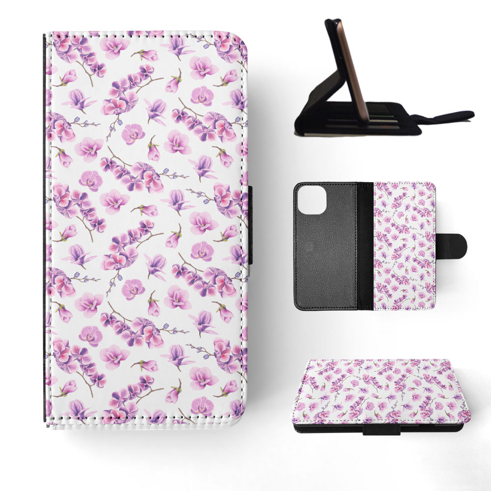FLIP CASE FOR APPLE IPHONE|FLOWER PATTERN 15 - Picture 41 of 193