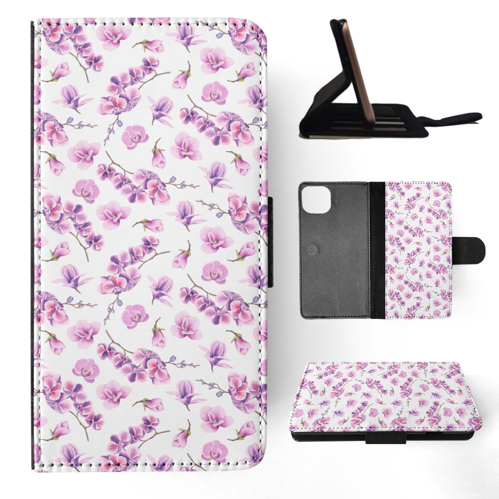 FLIP CASE FOR APPLE IPHONE|FLOWER PATTERN 15 - Picture 36 of 193
