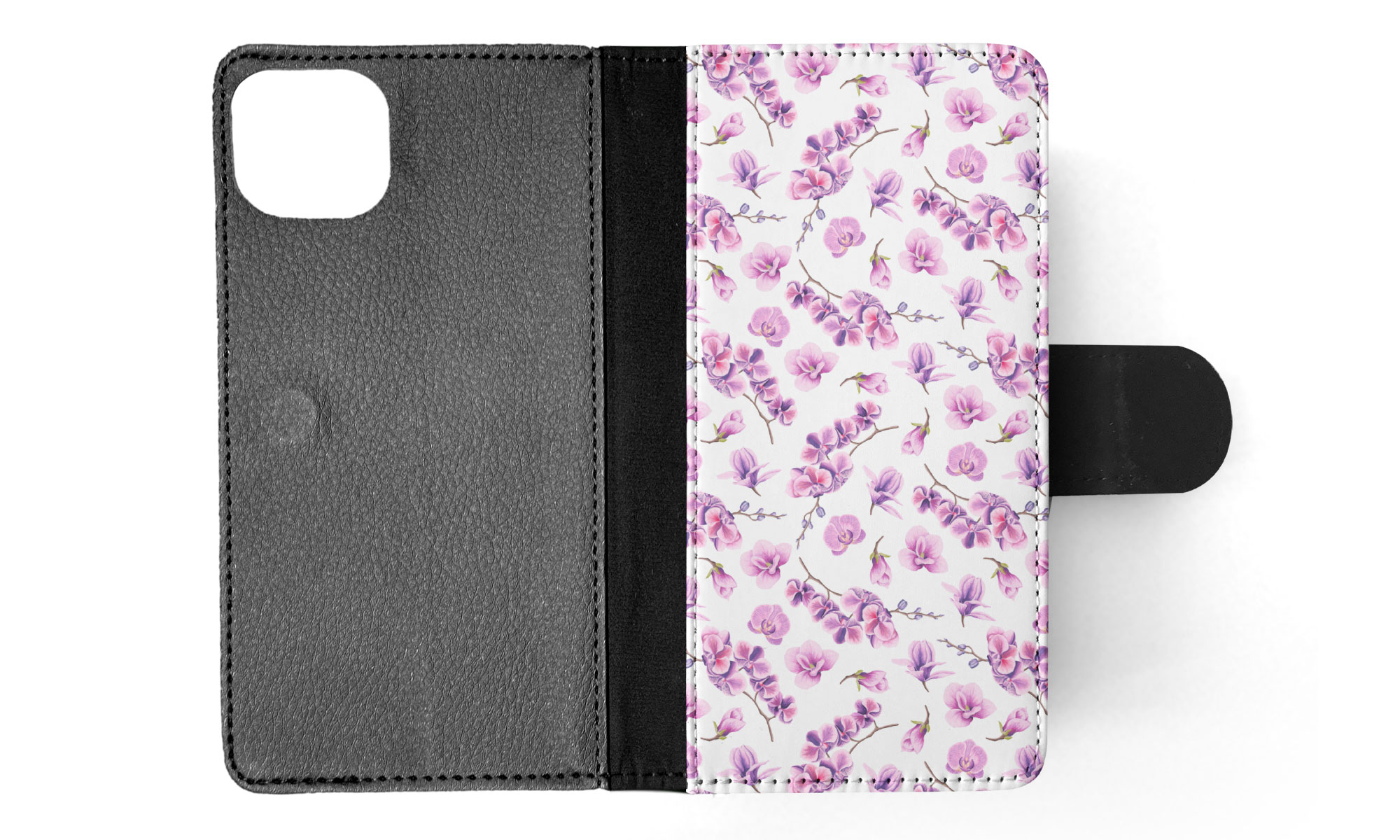 FLIP CASE FOR APPLE IPHONE|FLOWER PATTERN 15 - Picture 39 of 193