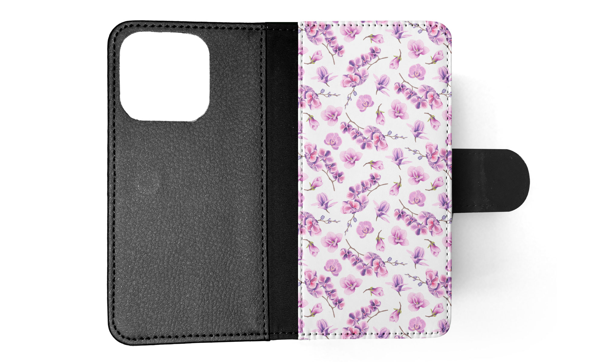FLIP CASE FOR APPLE IPHONE|FLOWER PATTERN 15 - Picture 34 of 193