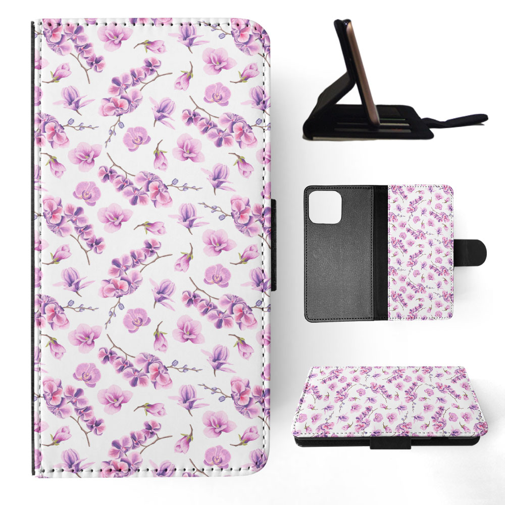 FLIP CASE FOR APPLE IPHONE|FLOWER PATTERN 15 - Picture 26 of 193