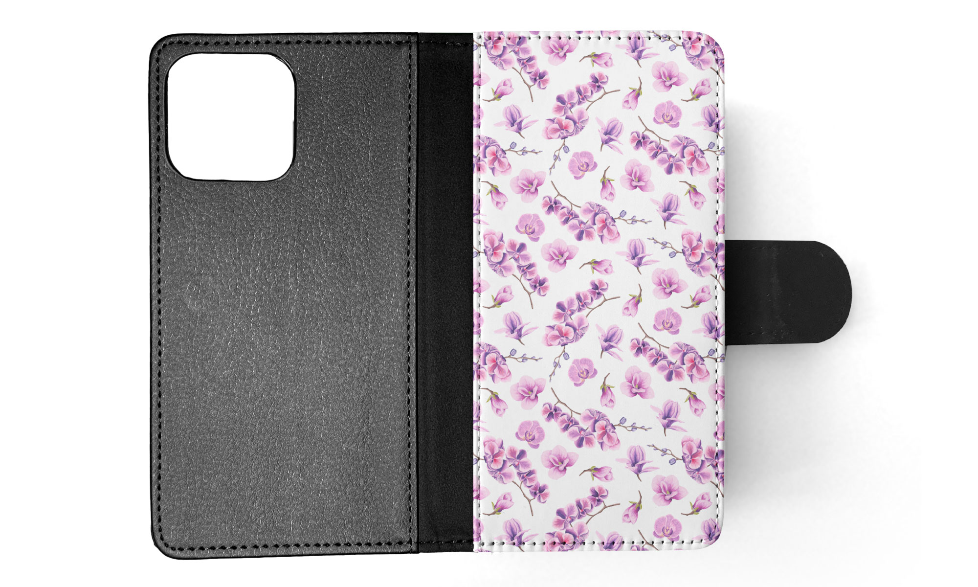 FLIP CASE FOR APPLE IPHONE|FLOWER PATTERN 15 - Picture 29 of 193