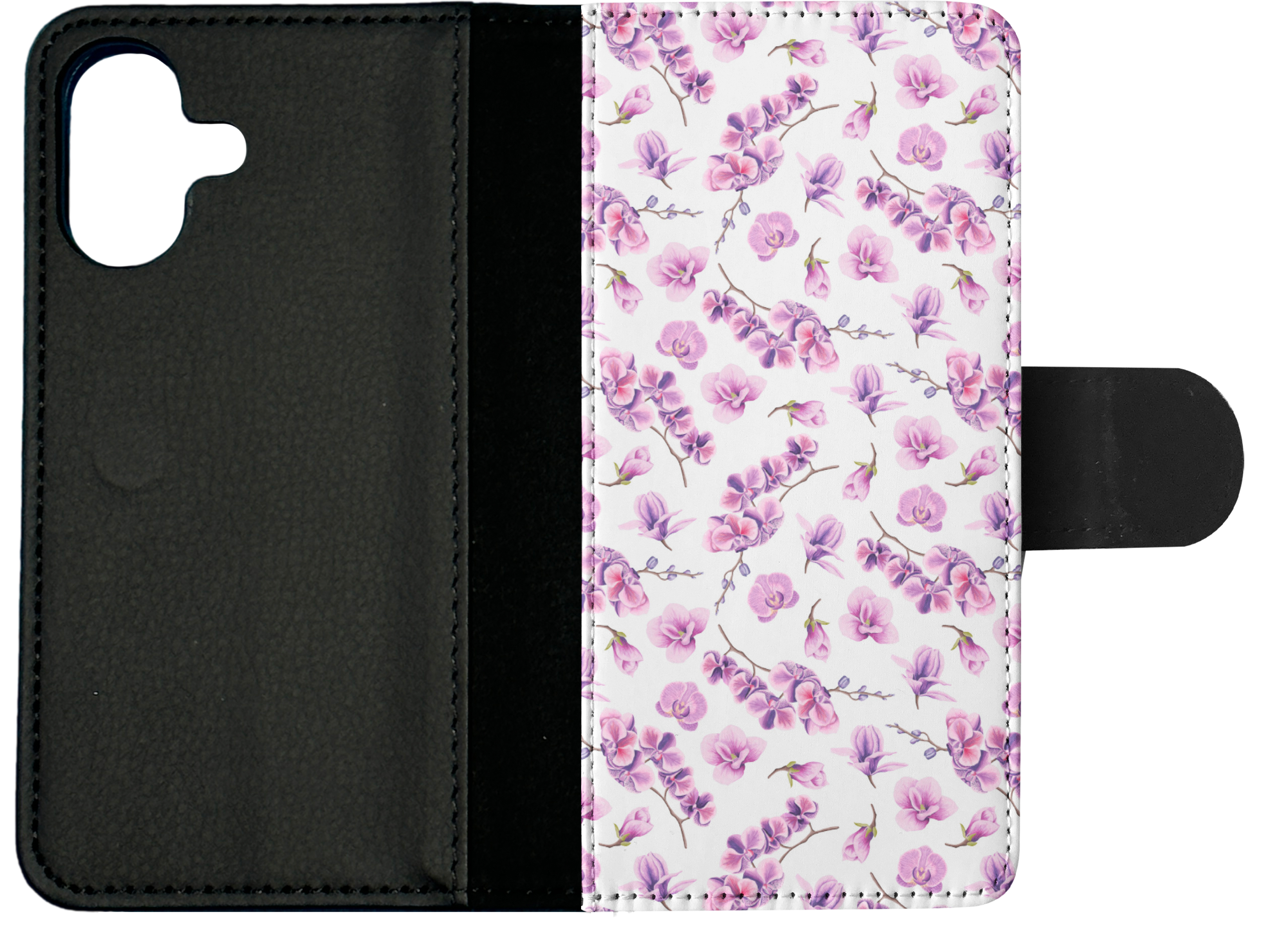 FLIP CASE FOR APPLE IPHONE|FLOWER PATTERN 15 - Picture 24 of 193