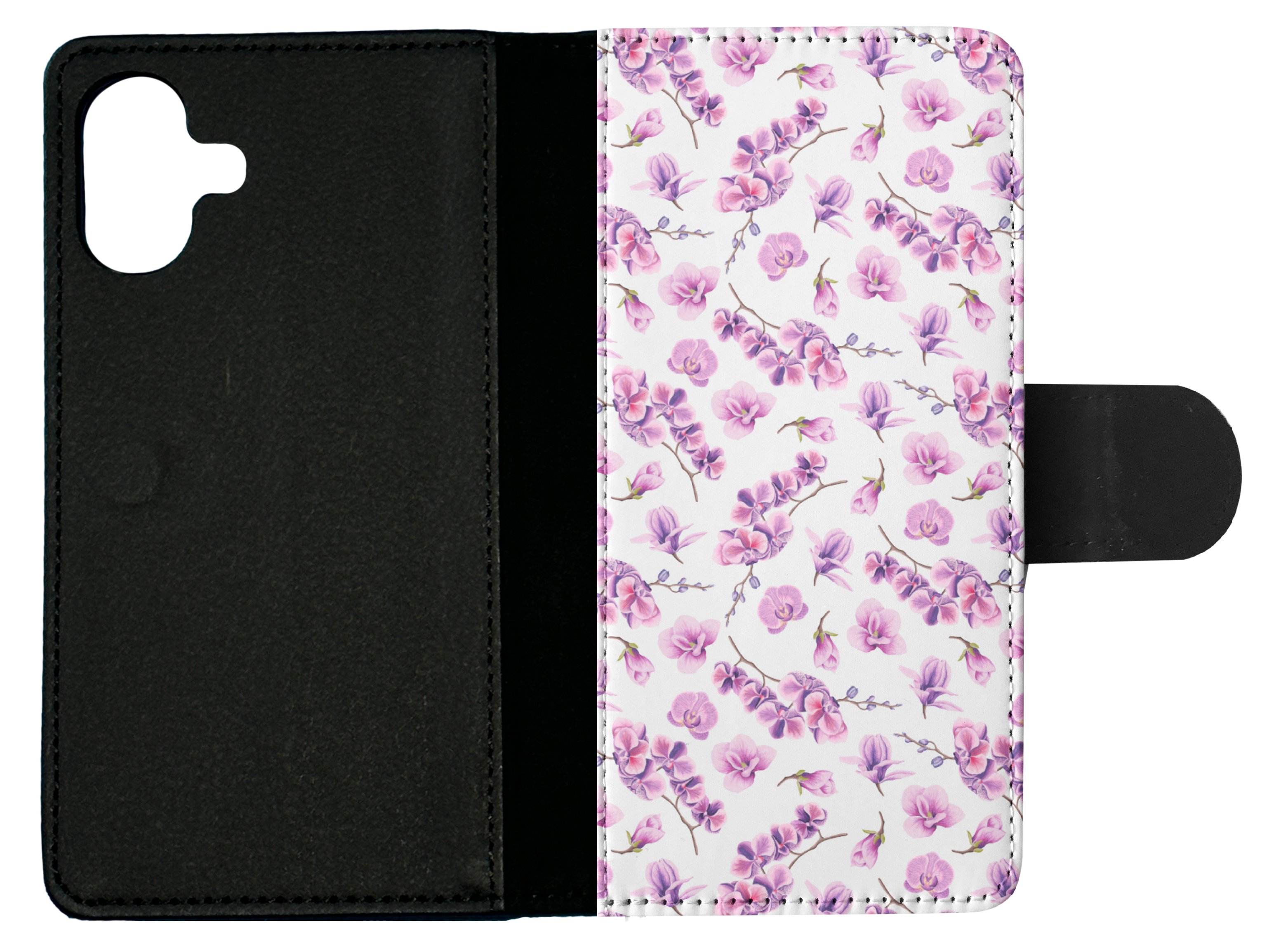 FLIP CASE FOR APPLE IPHONE|FLOWER PATTERN 15 - Picture 19 of 193