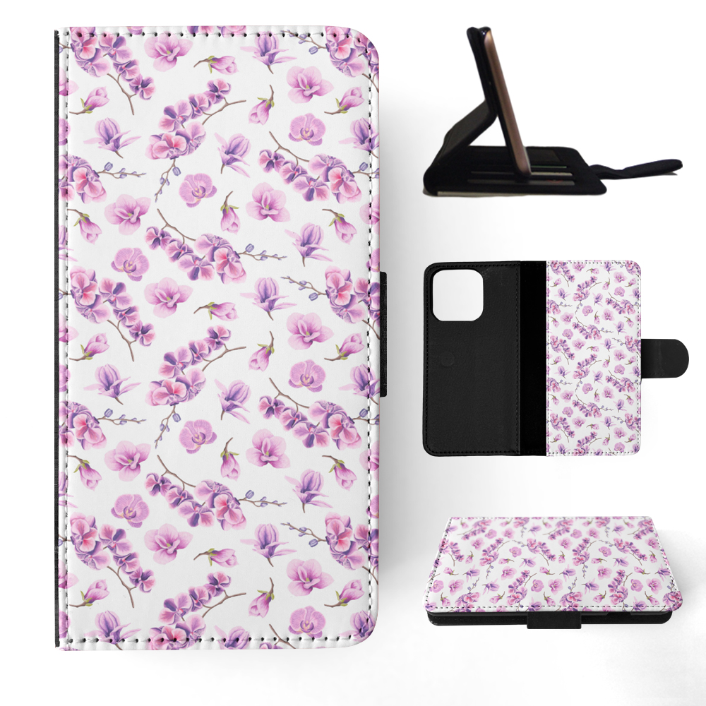 FLIP CASE FOR APPLE IPHONE|FLOWER PATTERN 15 - Picture 11 of 193