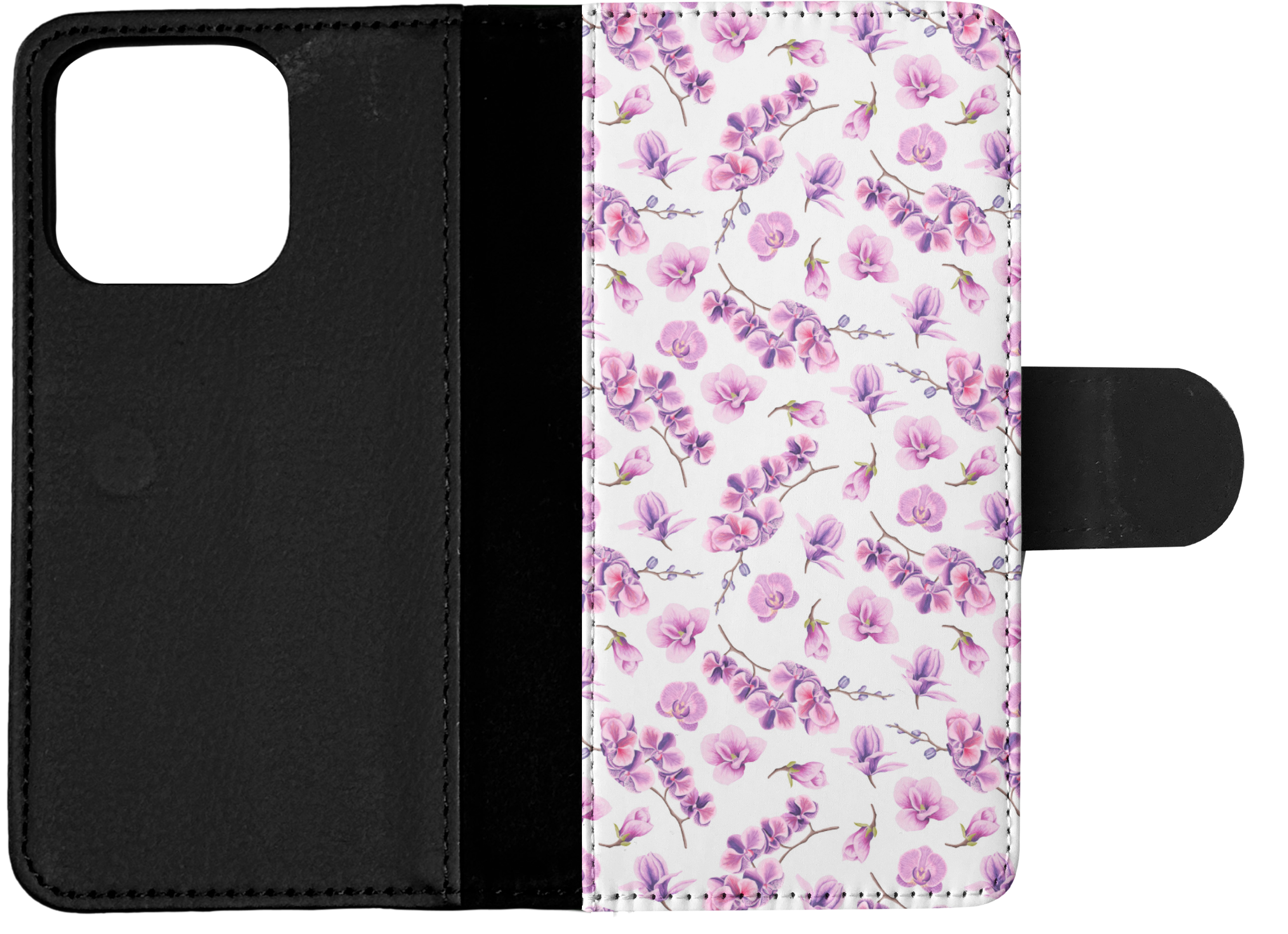 FLIP CASE FOR APPLE IPHONE|FLOWER PATTERN 15 - Picture 14 of 193