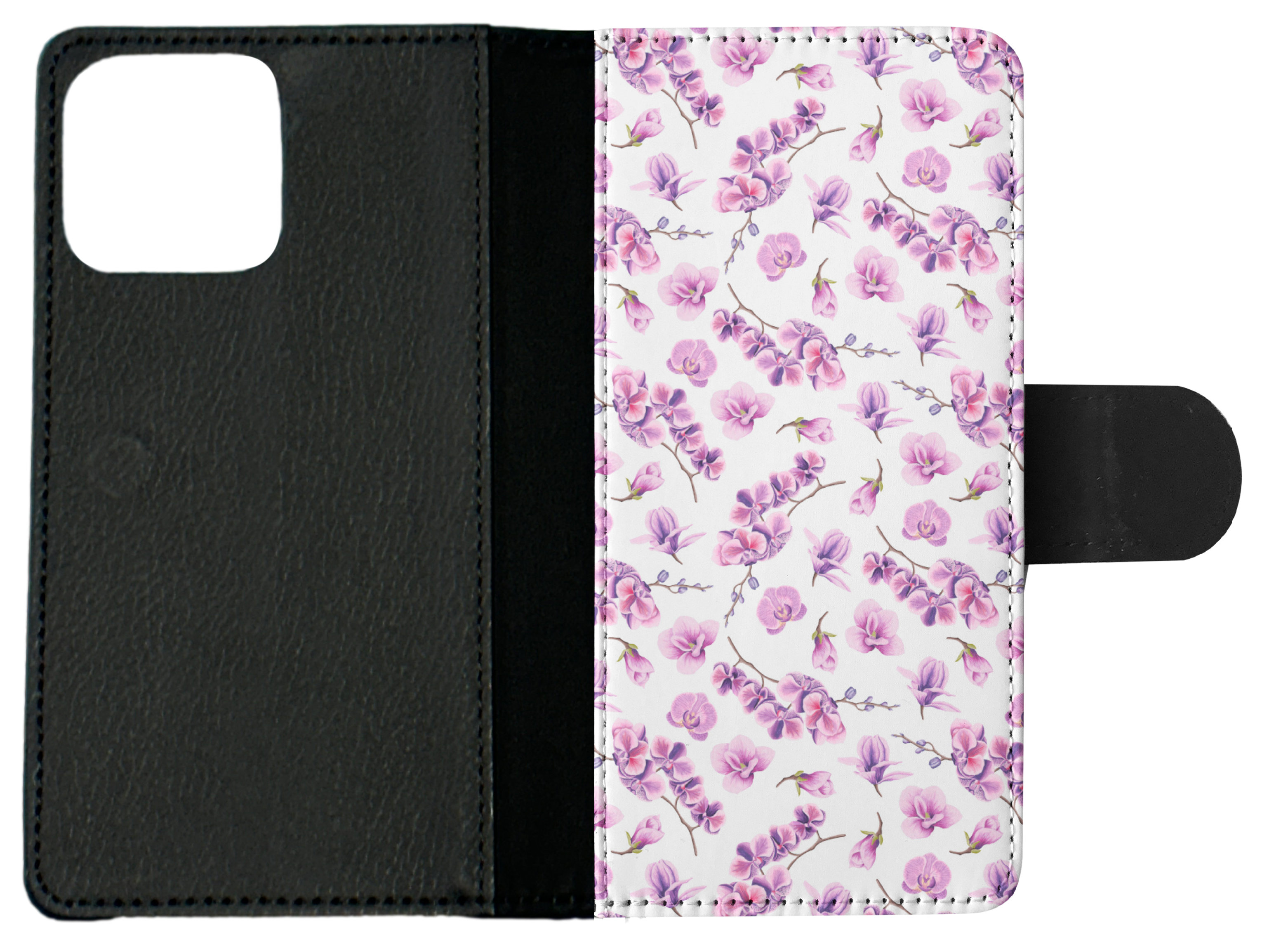 FLIP CASE FOR APPLE IPHONE|FLOWER PATTERN 15 - Picture 9 of 193