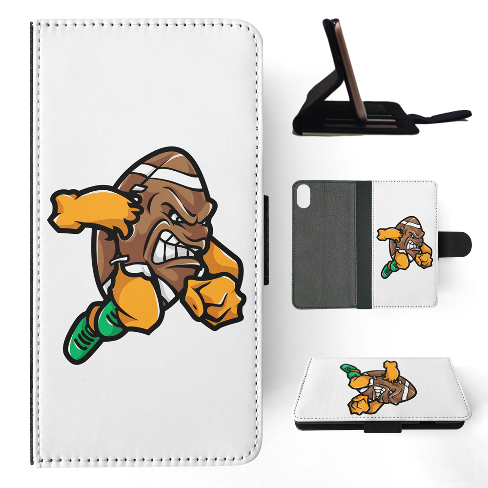 FLIP CASE FOR APPLE IPHONE|AMERICAN FOOTBALL WITH FACE 2 - Picture 119 of 193