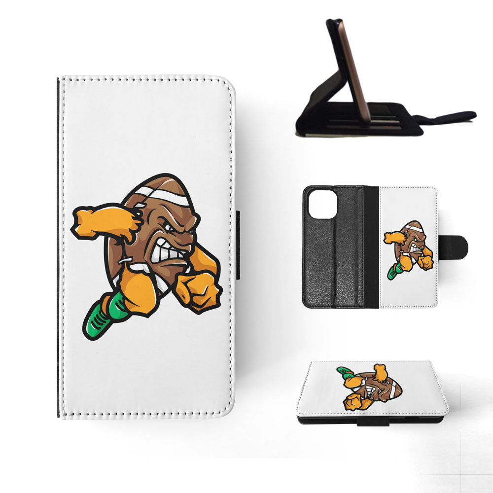 FLIP CASE FOR APPLE IPHONE|AMERICAN FOOTBALL WITH FACE 2 - Picture 81 of 193