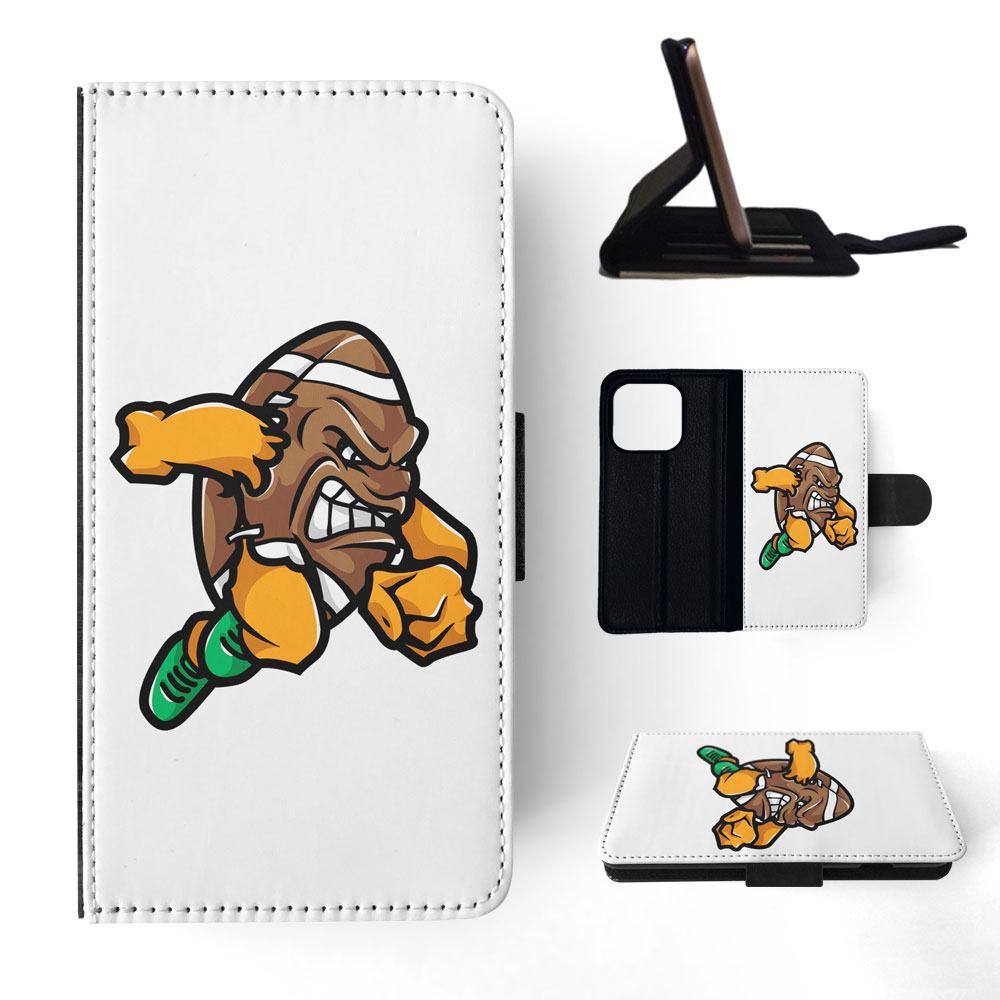 FLIP CASE FOR APPLE IPHONE|AMERICAN FOOTBALL WITH FACE 2 - Picture 71 of 193