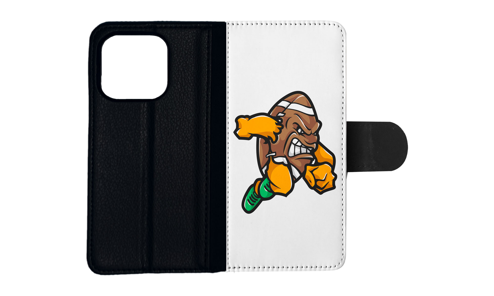 FLIP CASE FOR APPLE IPHONE|AMERICAN FOOTBALL WITH FACE 2 - Picture 74 of 193