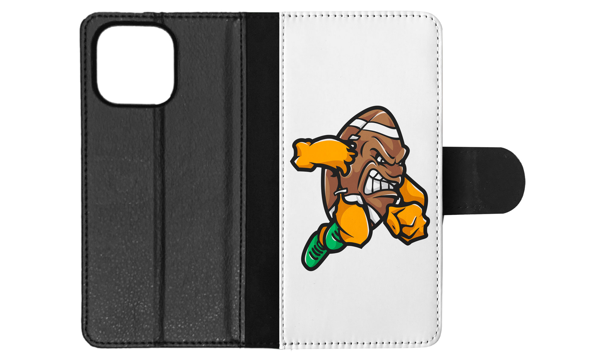FLIP CASE FOR APPLE IPHONE|AMERICAN FOOTBALL WITH FACE 2 - Picture 69 of 193