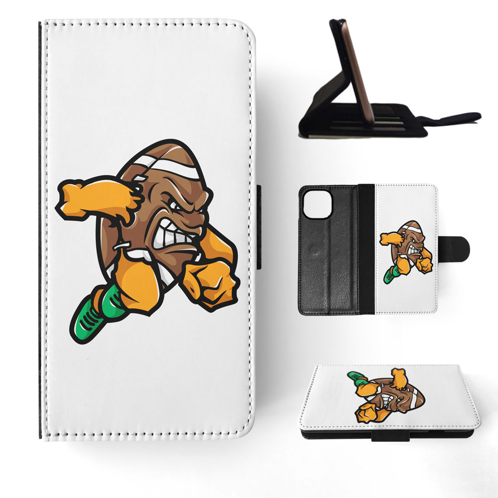 FLIP CASE FOR APPLE IPHONE|AMERICAN FOOTBALL WITH FACE 2 - Picture 61 of 193