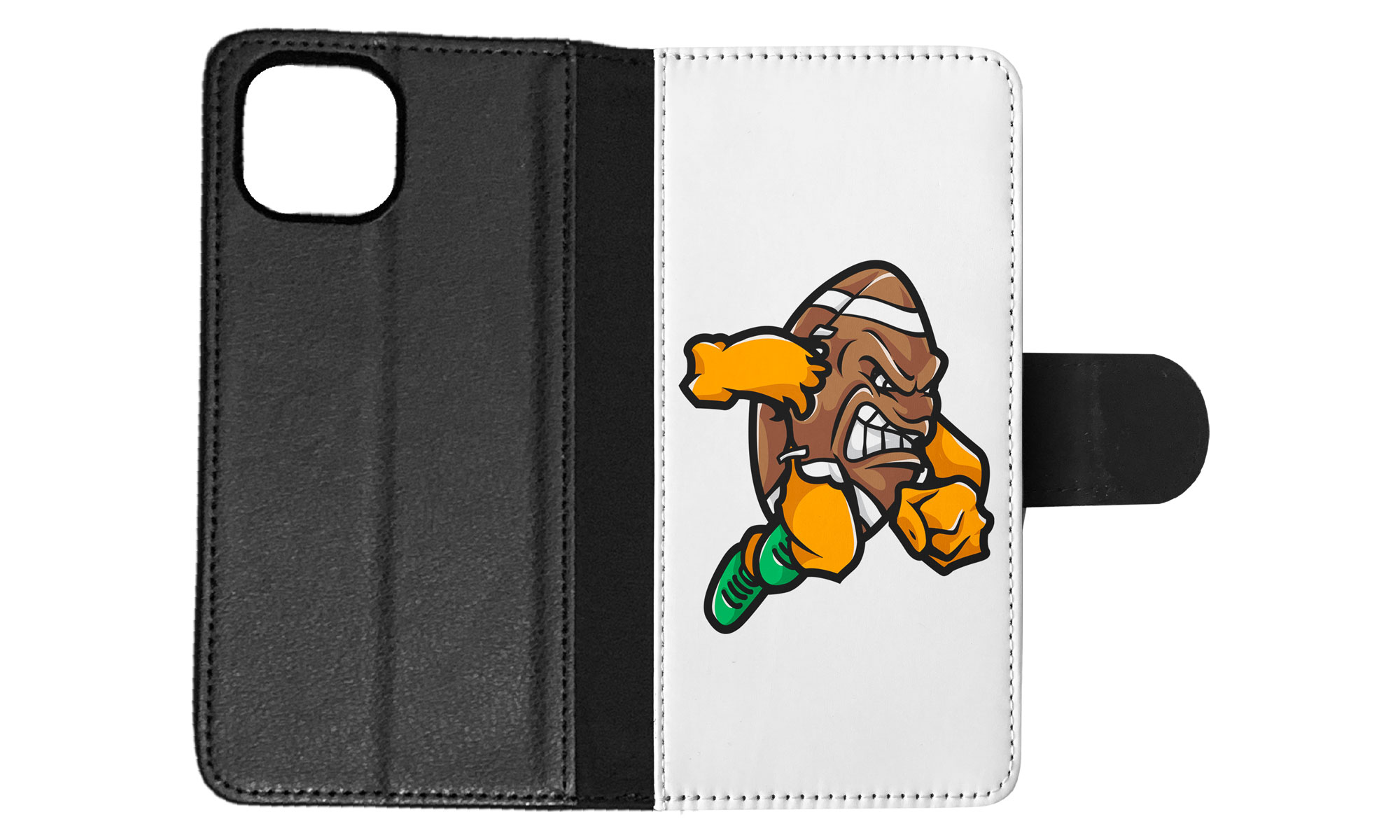 FLIP CASE FOR APPLE IPHONE|AMERICAN FOOTBALL WITH FACE 2 - Picture 59 of 193
