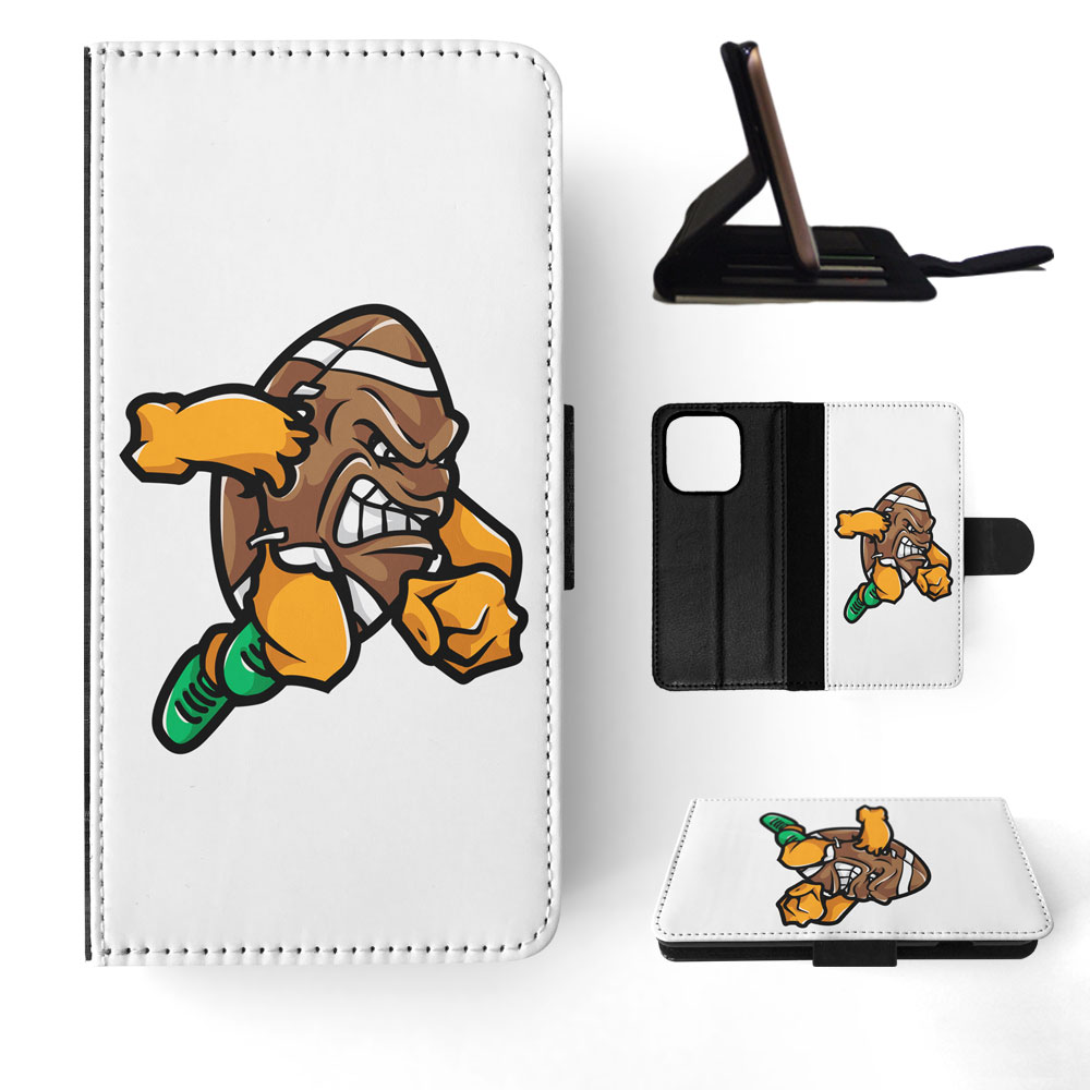 FLIP CASE FOR APPLE IPHONE|AMERICAN FOOTBALL WITH FACE 2 - Picture 51 of 193