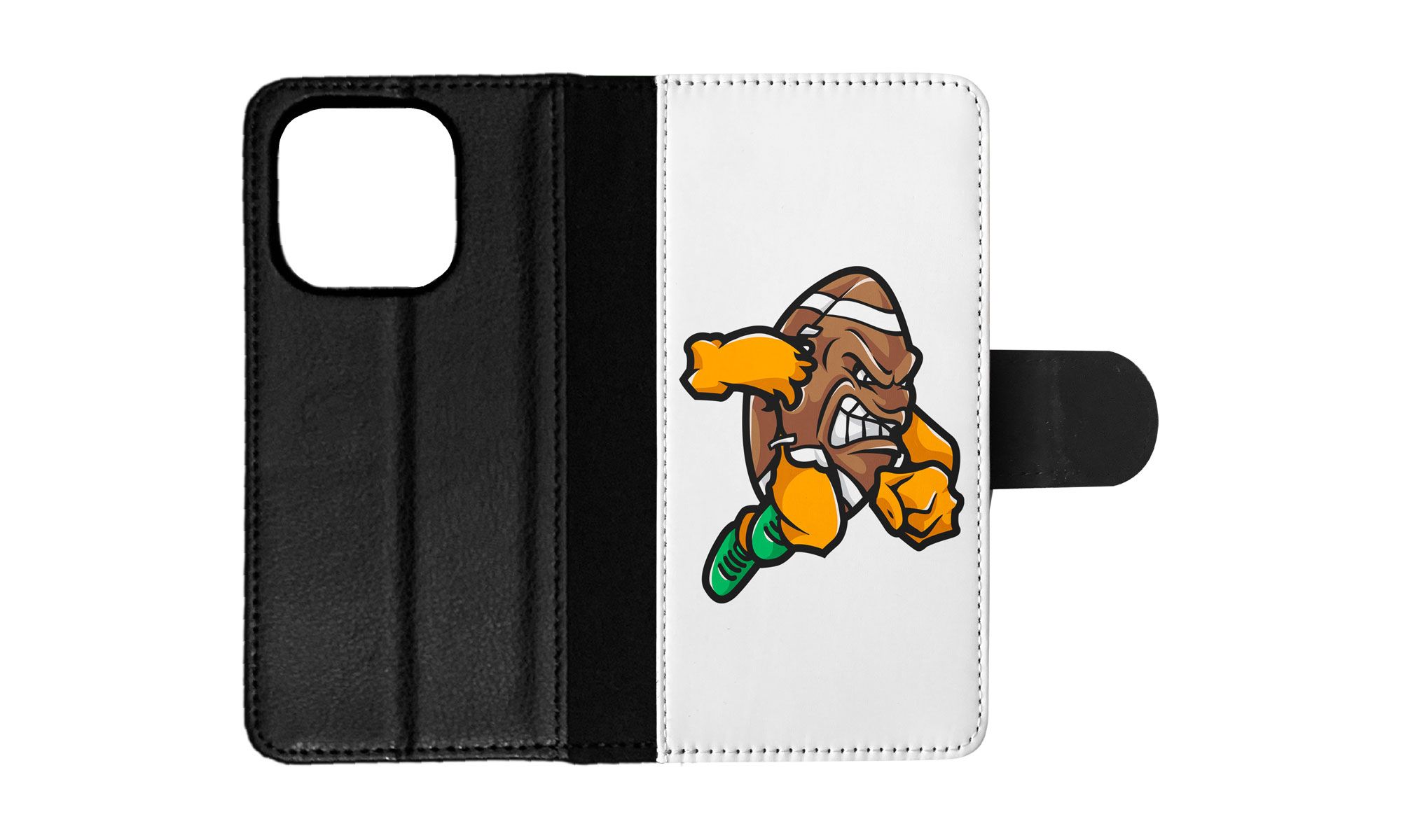 FLIP CASE FOR APPLE IPHONE|AMERICAN FOOTBALL WITH FACE 2 - Picture 54 of 193