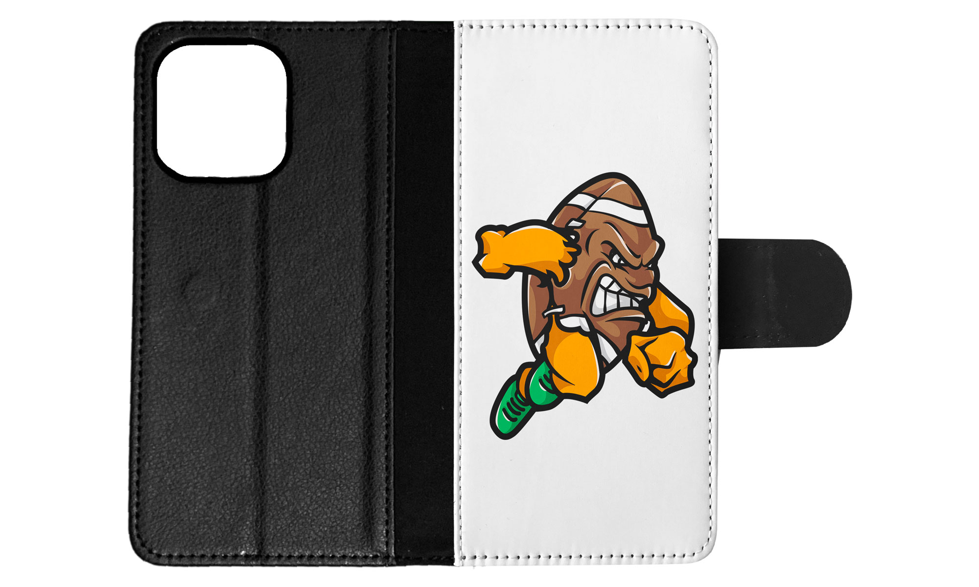 FLIP CASE FOR APPLE IPHONE|AMERICAN FOOTBALL WITH FACE 2 - Picture 49 of 193