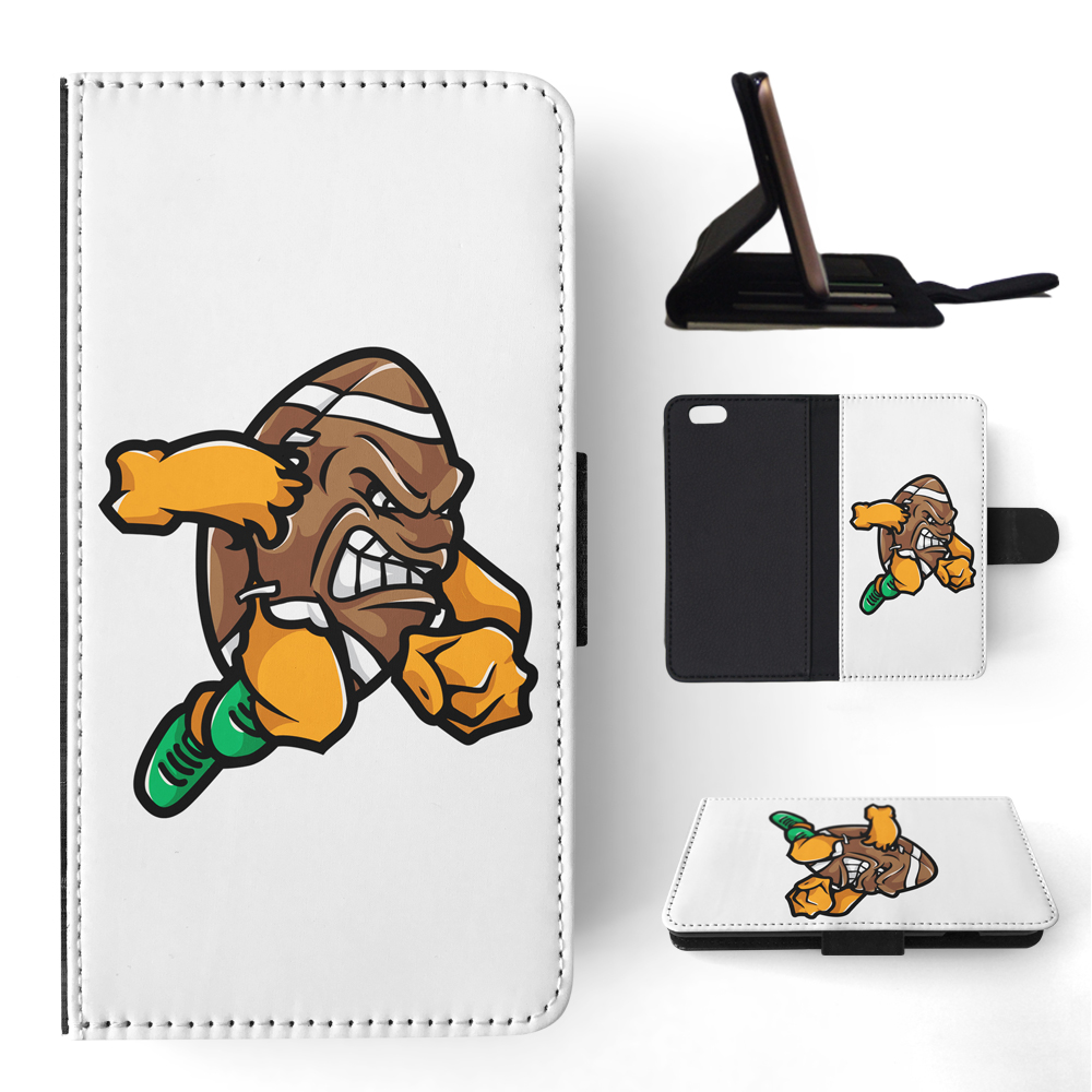 FLIP CASE FOR APPLE IPHONE|AMERICAN FOOTBALL WITH FACE 2 - Picture 159 of 193